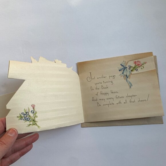 Quality 1396 Happy Birthday Card with Envelope Unused plus Postcard - Picture 5 of 8